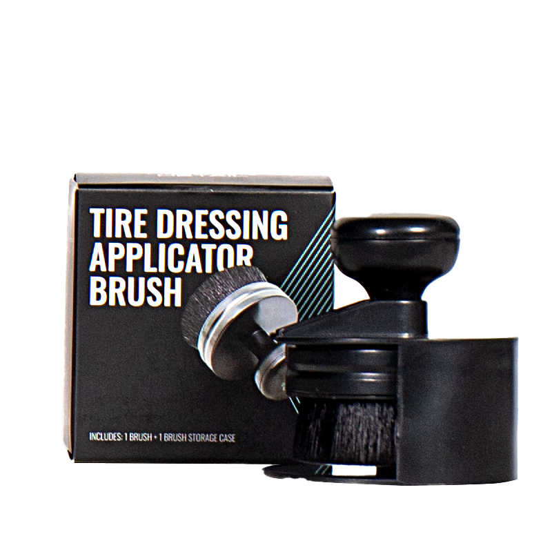 Tire Shine Brush High Elasticity Black Sponge Applicator With Long Handle Tire  Brush Wheel Dressing Applicator Acid And Alkali